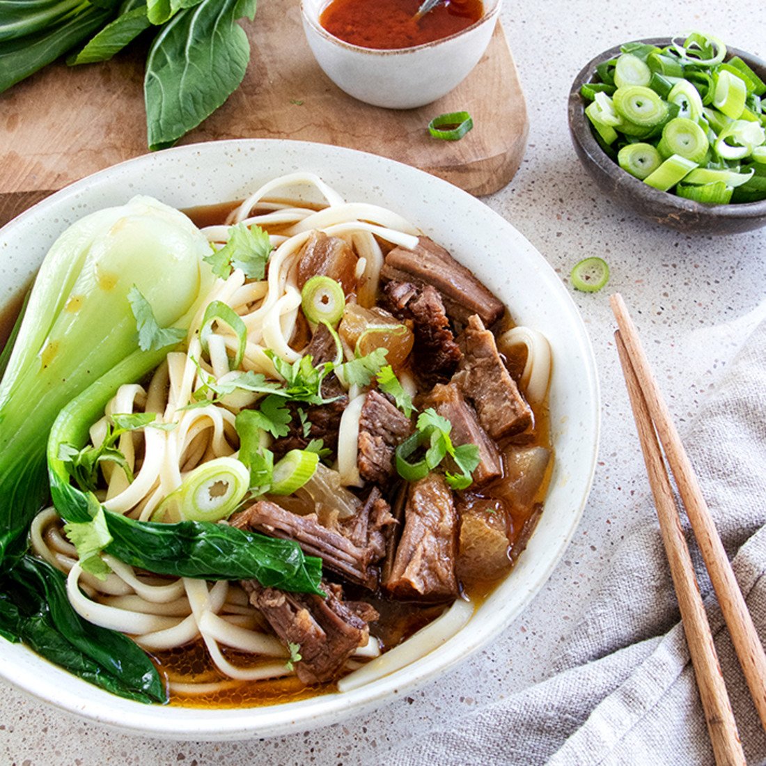 Taiwanesisk nudelsoppa