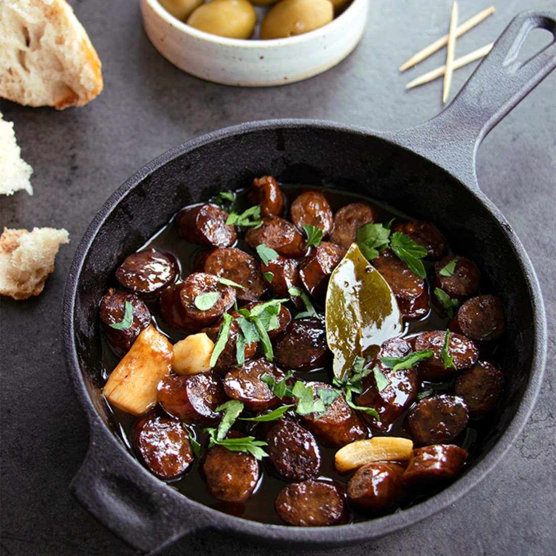 Chorizo à la sidra