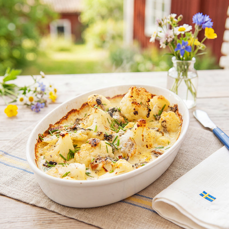 Gratinerad blomkål med ädelost