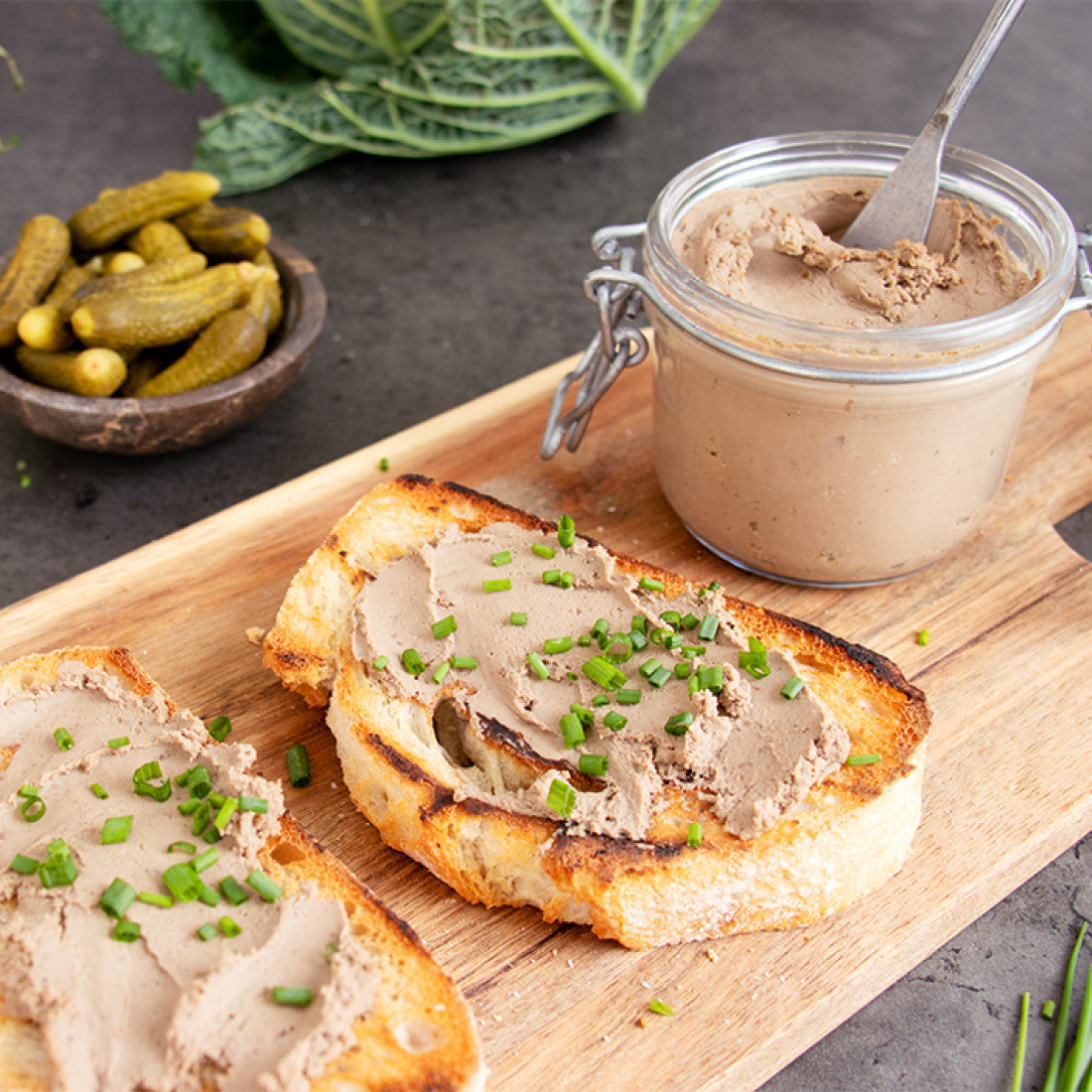 Kycklinglevermousse