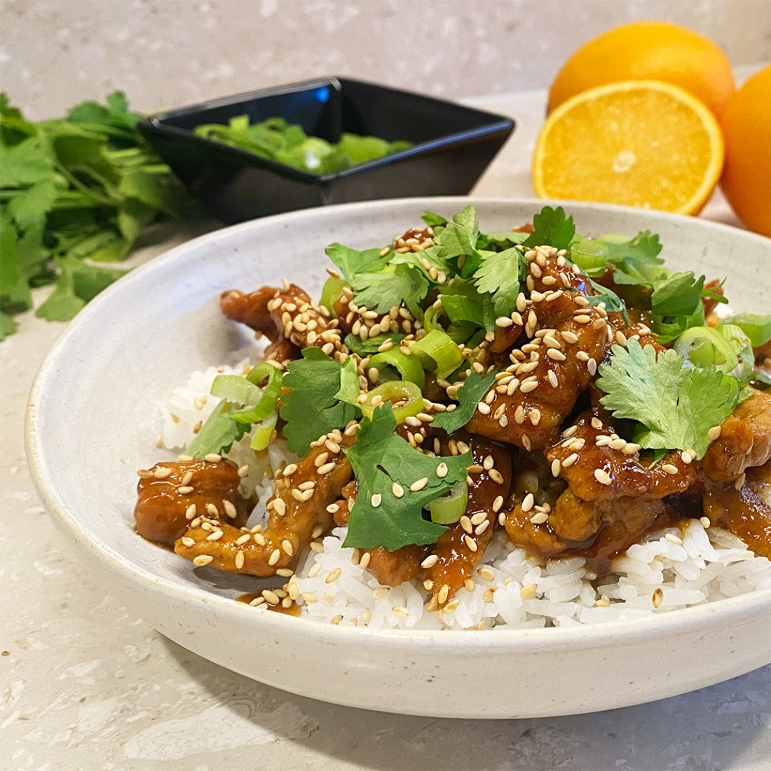 Orange pork