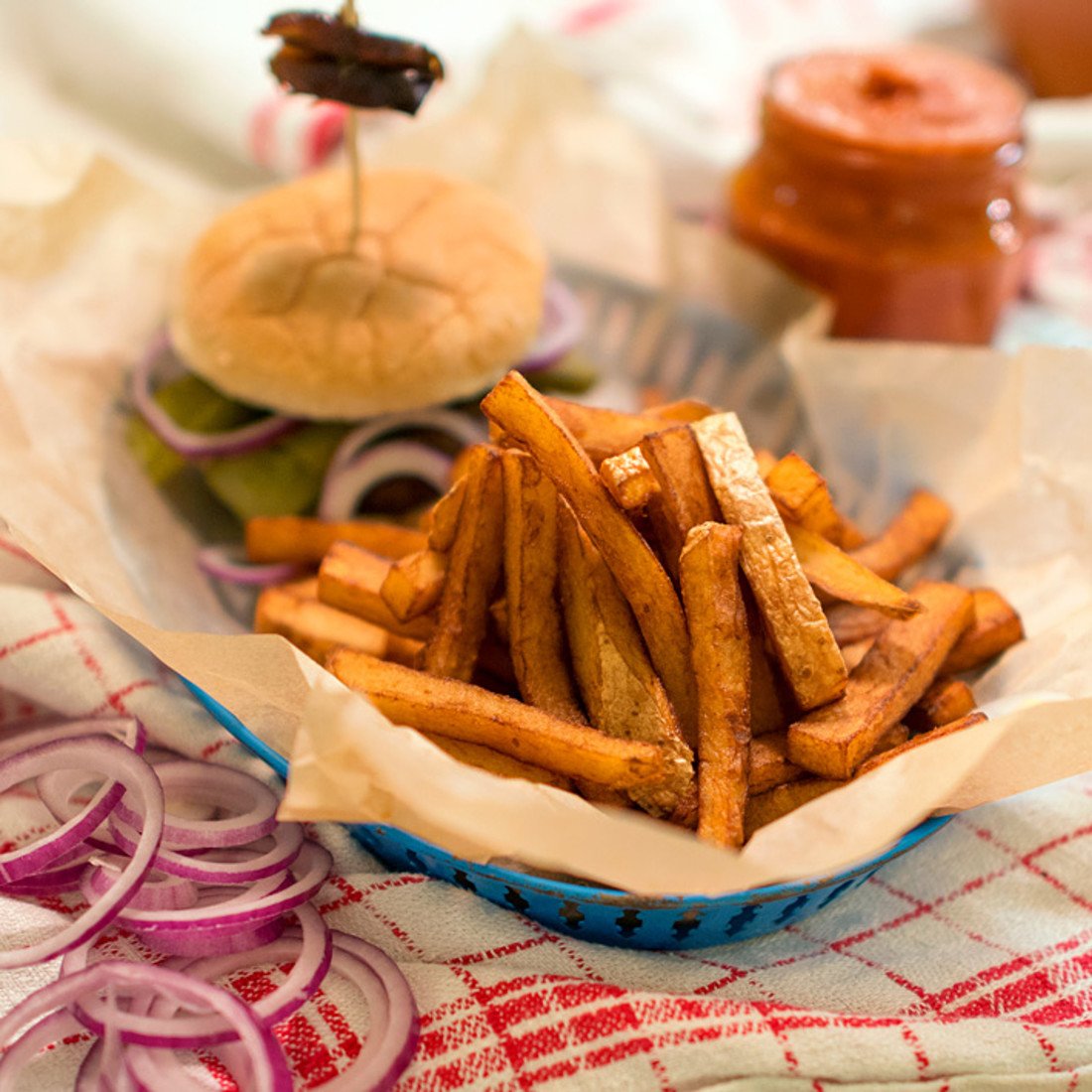 Dubbelfriterade pommes