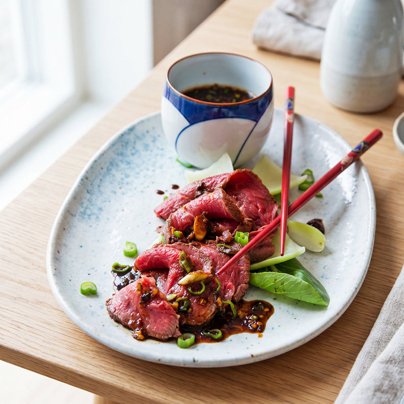 Lättgrillad rostasfilé med asiatisk sojasås