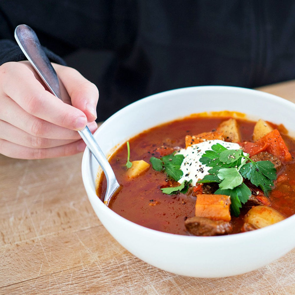 Grytbitkött, nöt