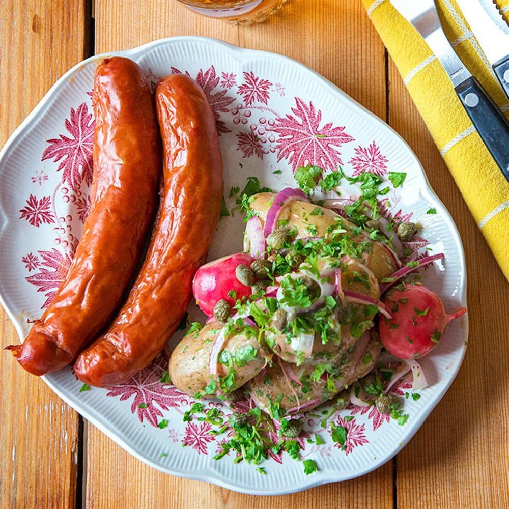 Tjock grillkorv
