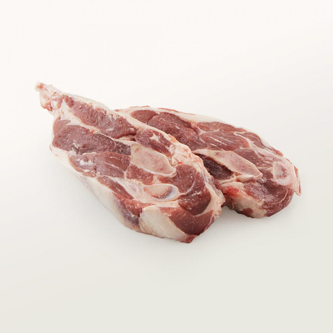 Lamb shoulder, sliced with bone