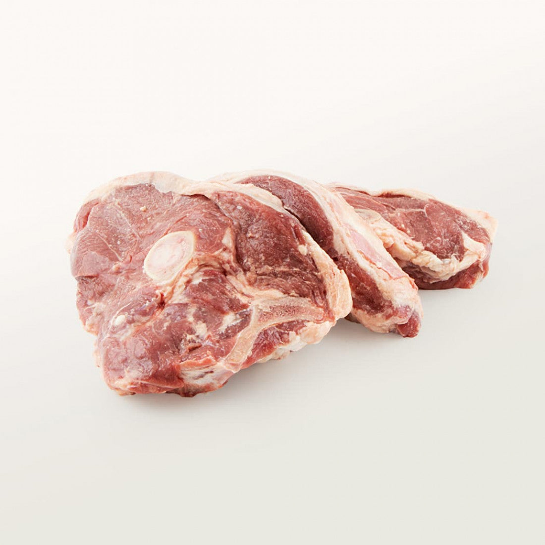 Leg of lamb, sliced with bone